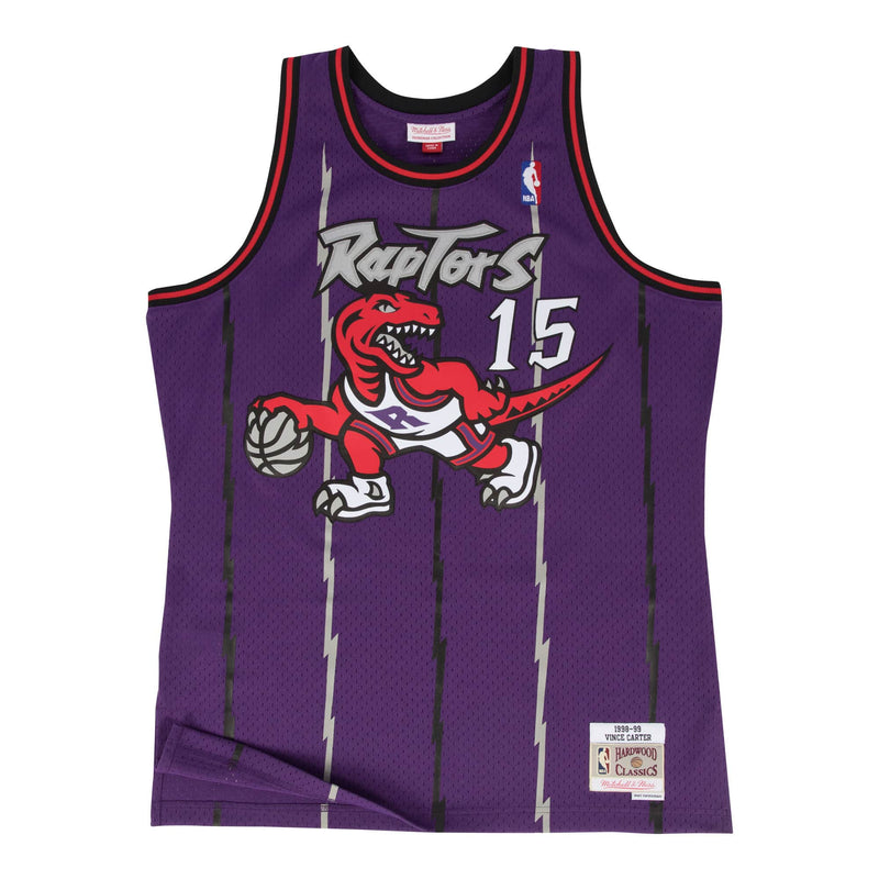 Mitchell & Ness Toronto Raptors '1998 Vince Carter' NBA Legacy Jersey (Purple) SMJYGS18214-TRAPURP98VCA - Fresh N Fitted Inc